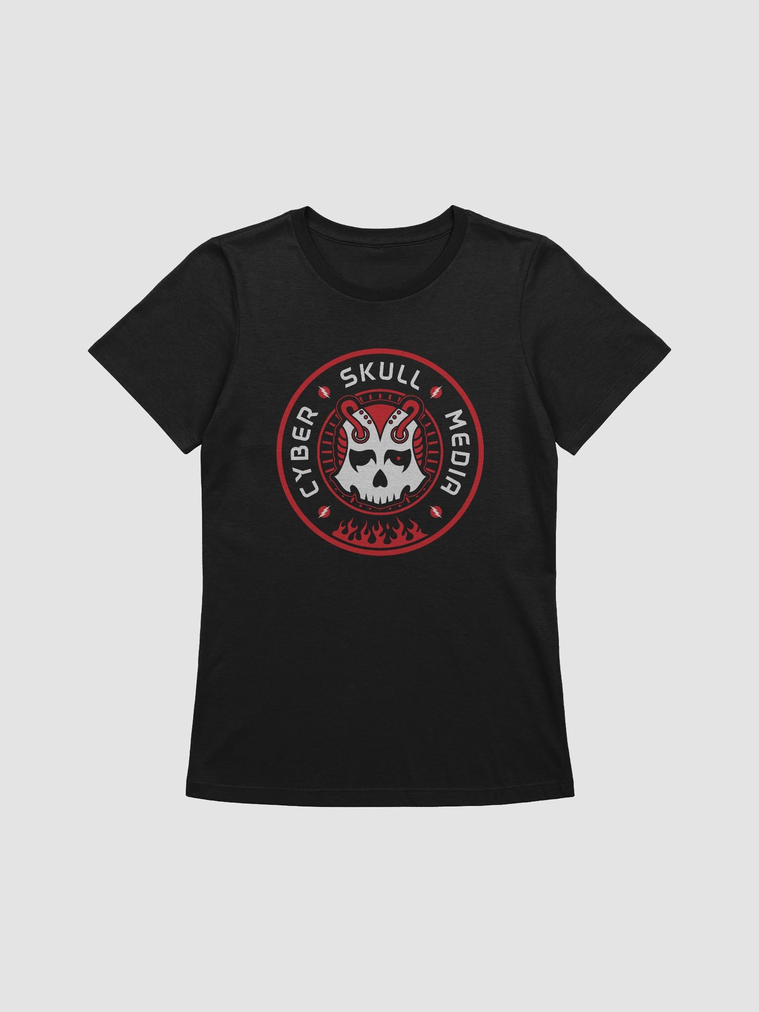 Cyber Skull Media Logo Tee (Women's Fit) product image (1)