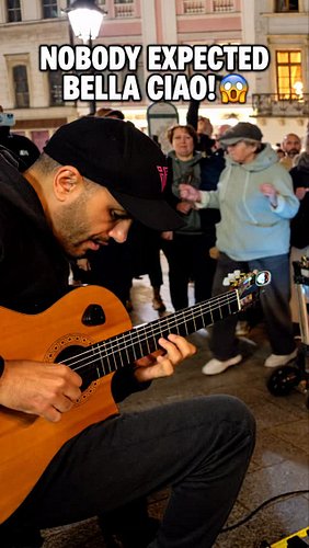 Nobody Expected BELLA CIAO After This Intro! 😱🔥 #bellaciao #imadfares #guitar #latino #dance