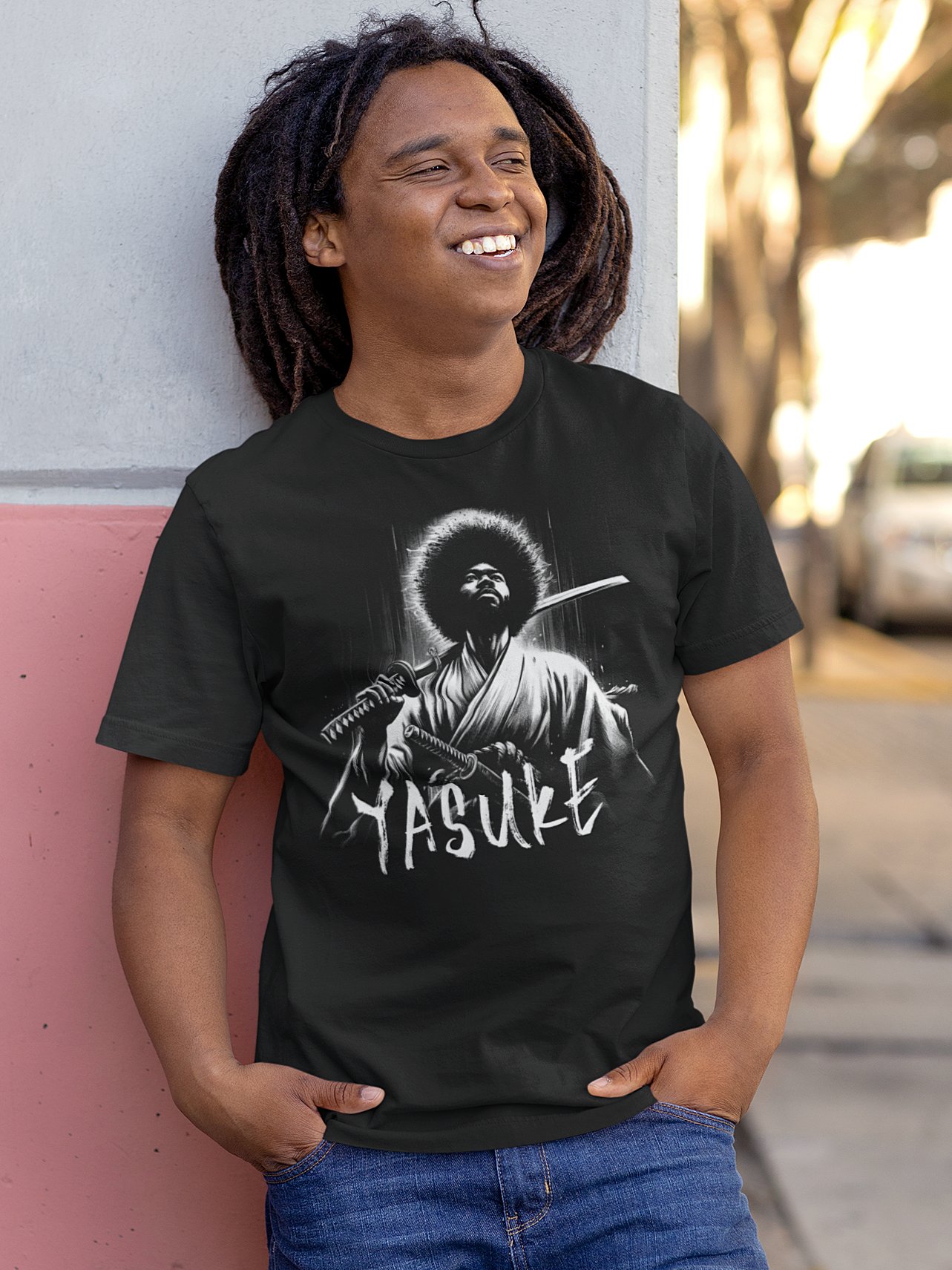 Black Samurai Warrior T-Shirt product image (2)