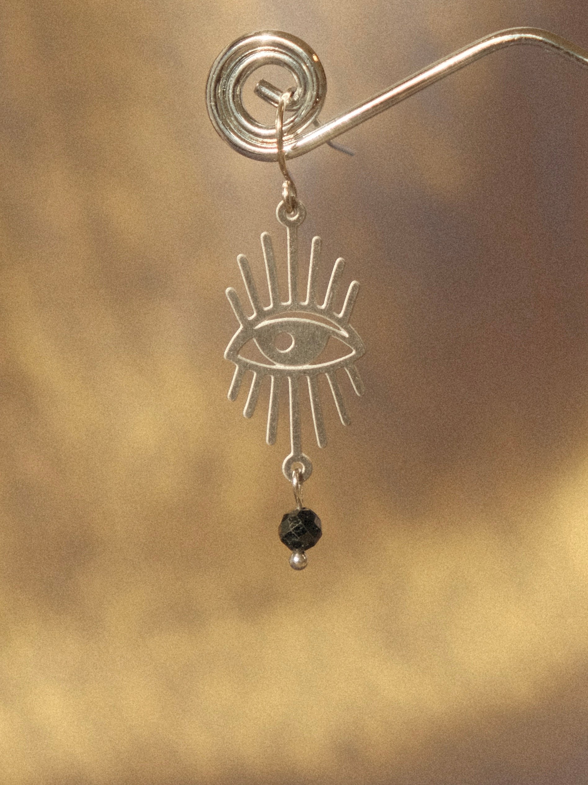 Tourmaline Eyes Open Earrings product image (3)
