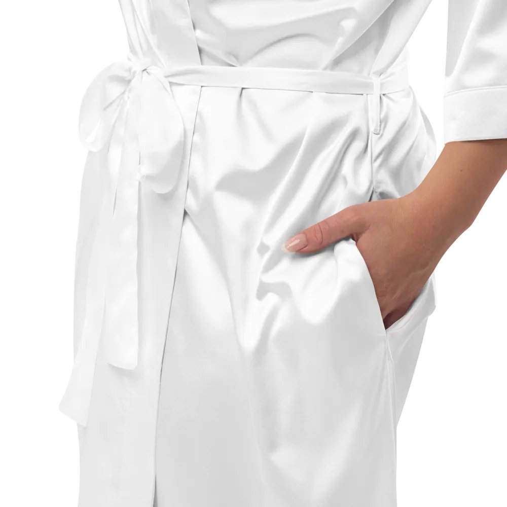 KAY V SATIN ROBE product image (14)