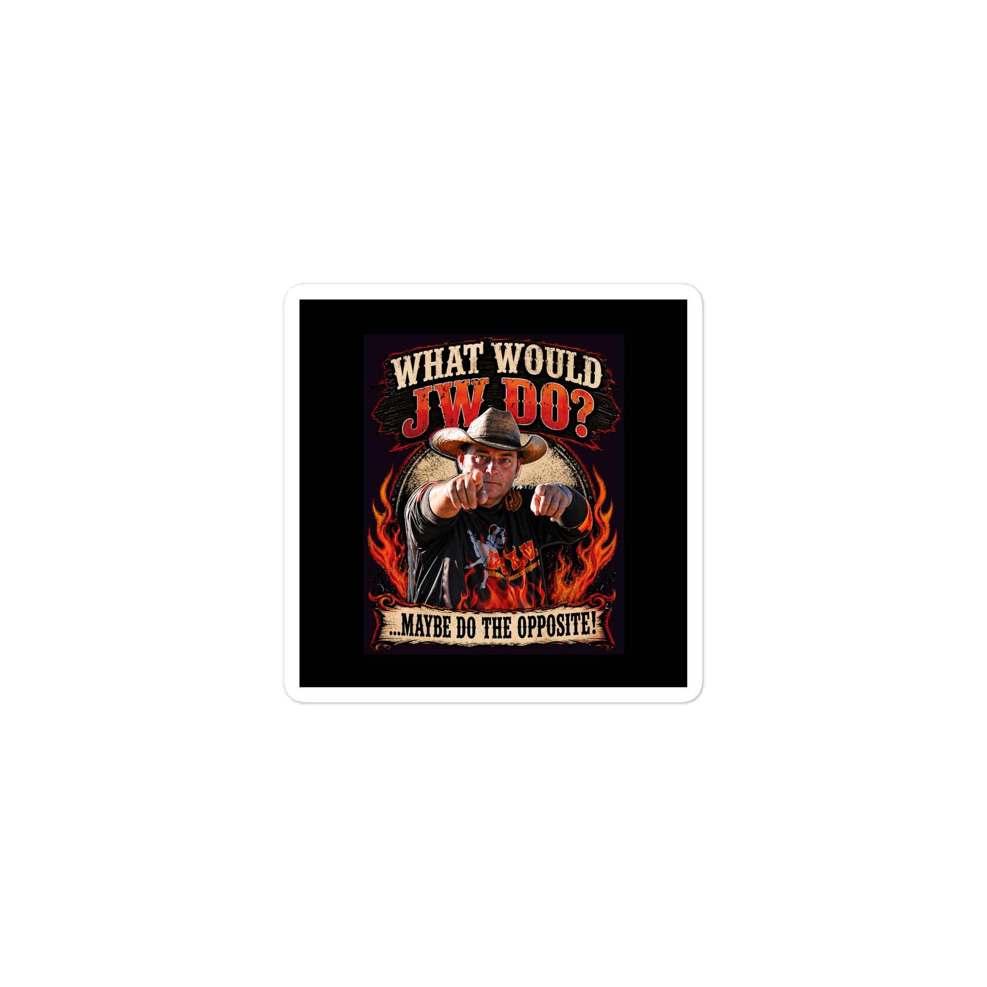 WWJWD? Sticker product image (1)