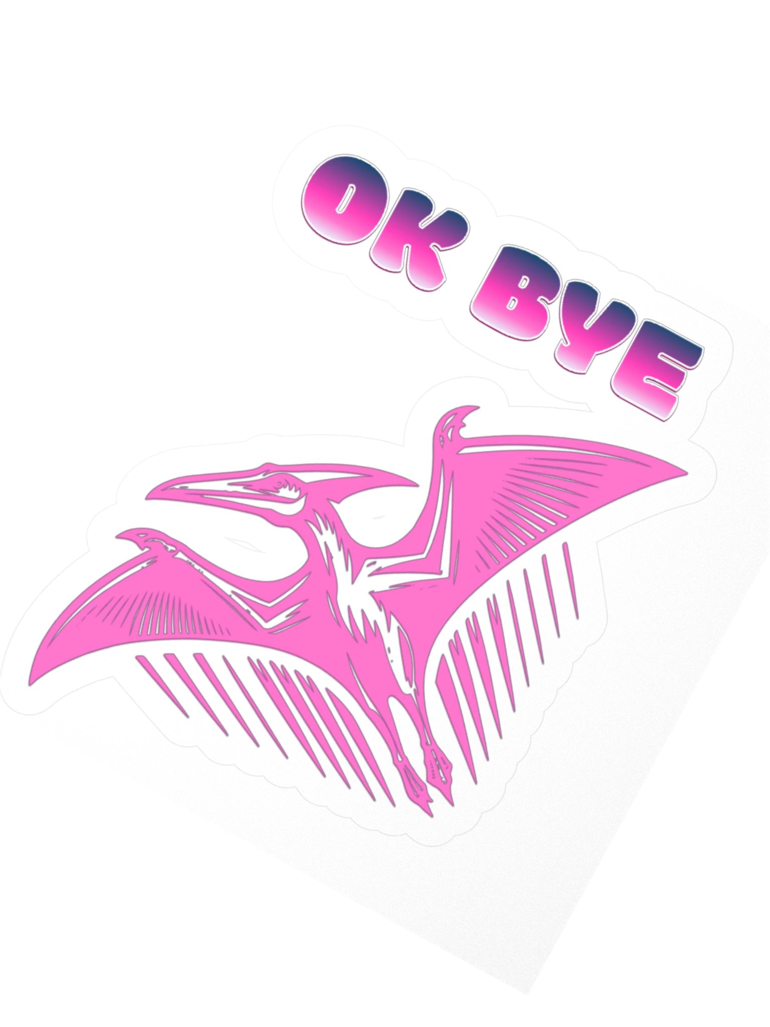 OKAY BYE Kiss Cut Stickers product image (4)