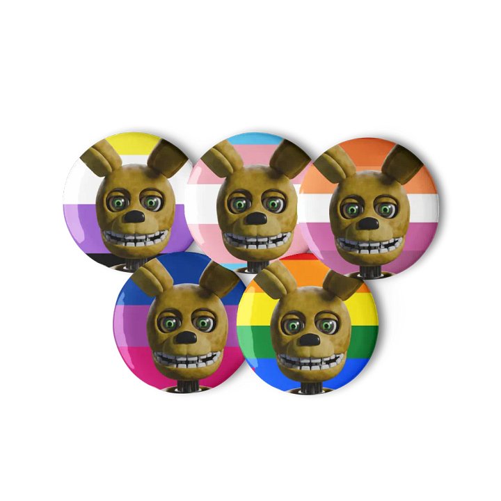 Springy Bright Pride Pins! (Set 1) product image (1)
