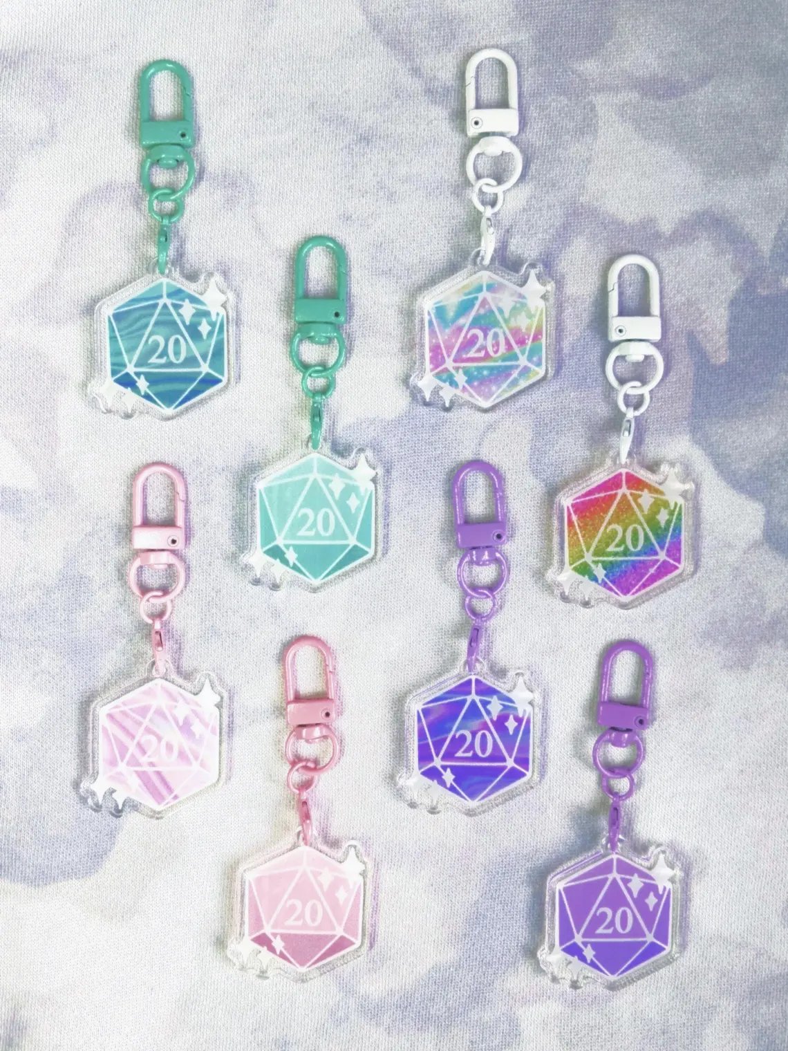 D20 Keychains - FULL SET product image (1)