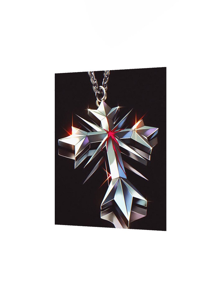Metallic Cross Matte Poster product image (2)