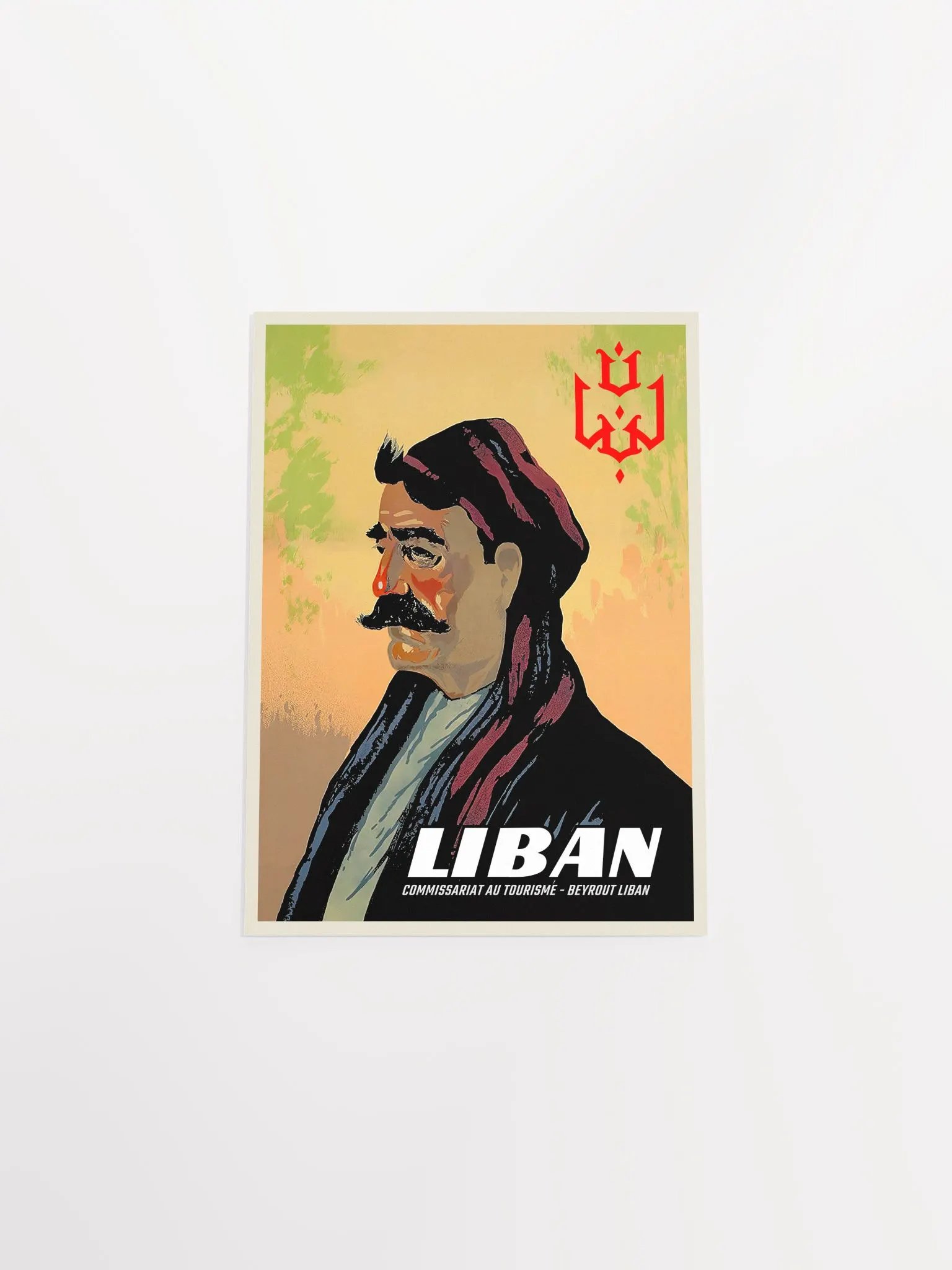 Lebanon, Beirut 1950s — retro vintage travel poster, retro travel art, retro travel wall art product image (9)