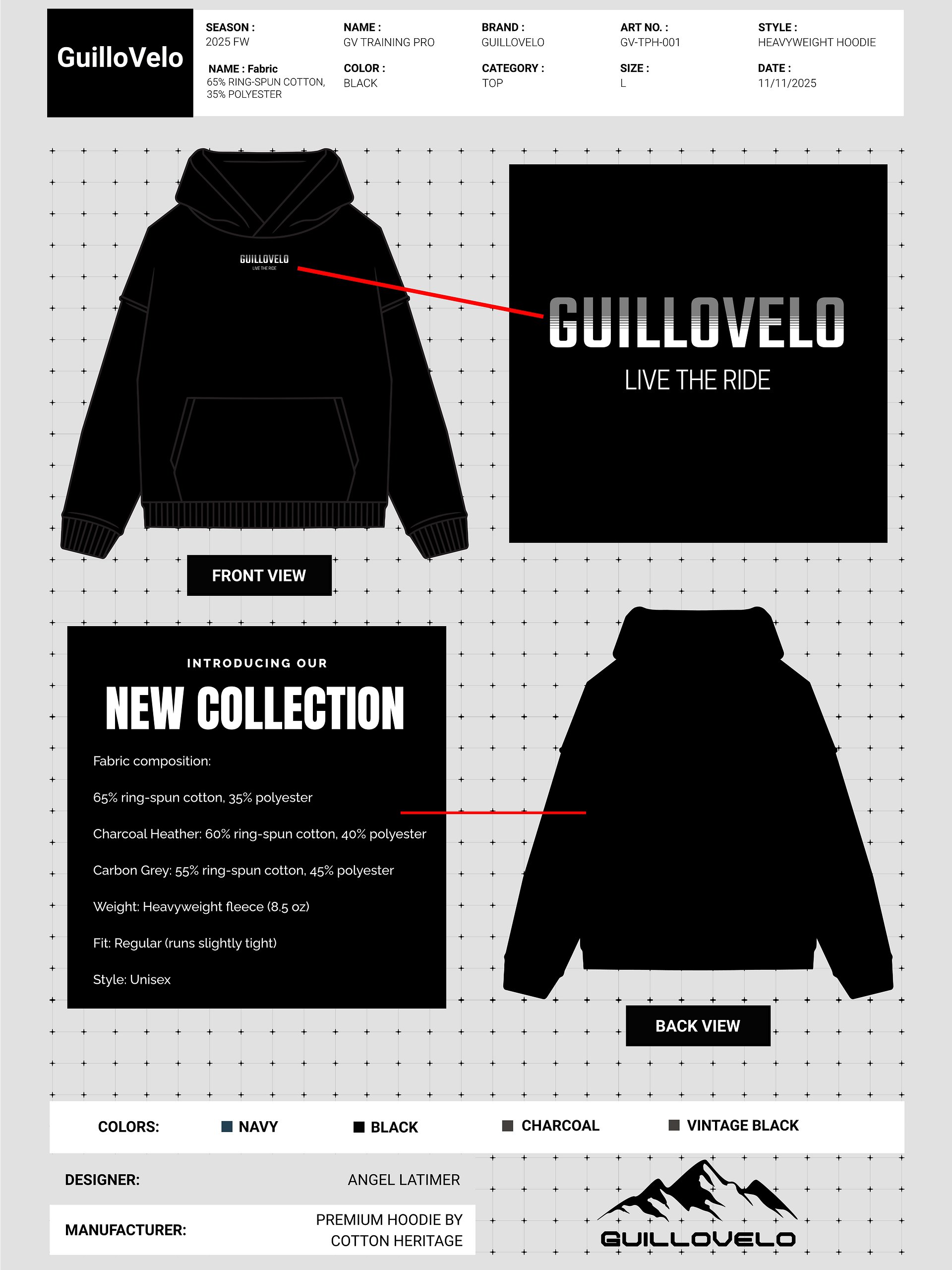 GV TRAINING PRO HOODIE product image (5)