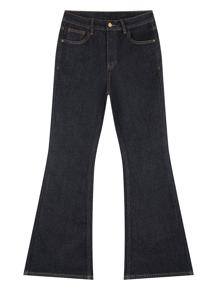 SWAHM Women’s Flared Denim – Dark Wash product image (1)