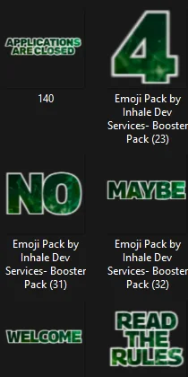 Green Galaxy Word Expression Emojis product image (2)