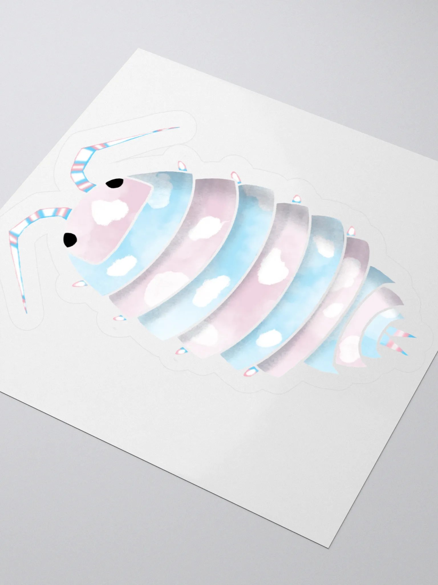 Transgender Isopod Sticker product image (9)