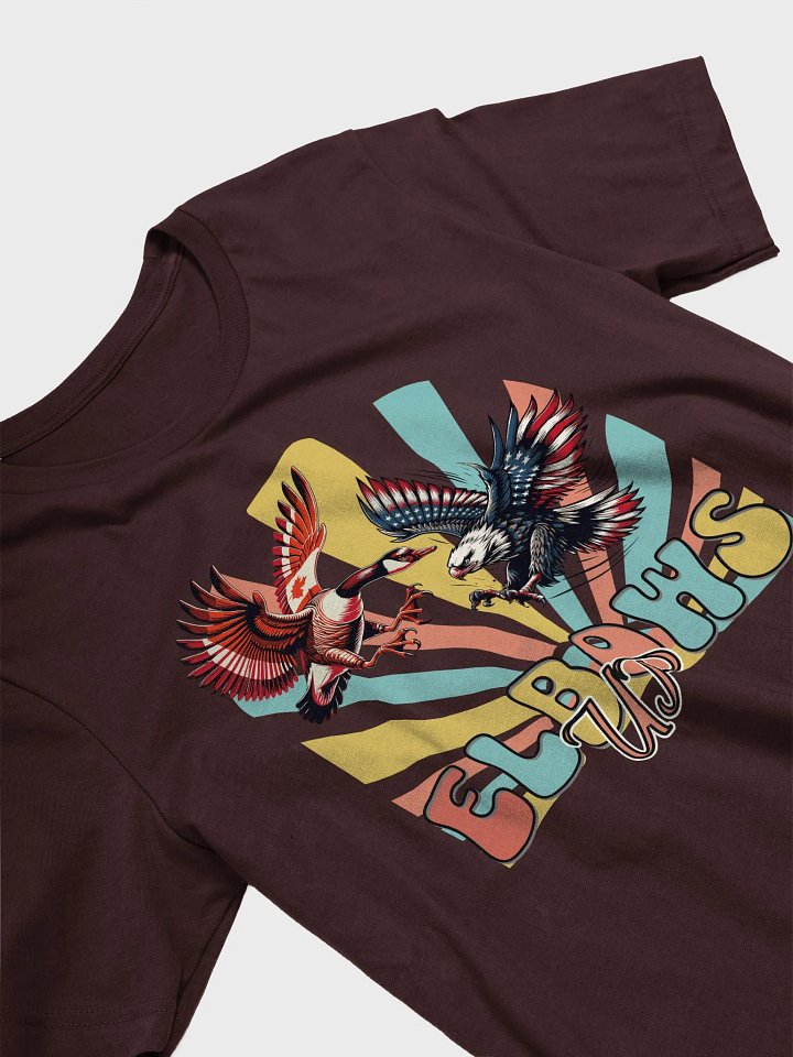 Elbows Up Canadian Goose Vs American Eagle Vibrant Unisex T-Shirt product image (2)