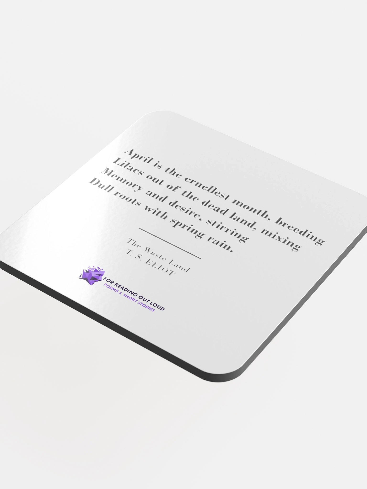 The Waste Land Poetry Coaster product image (4)