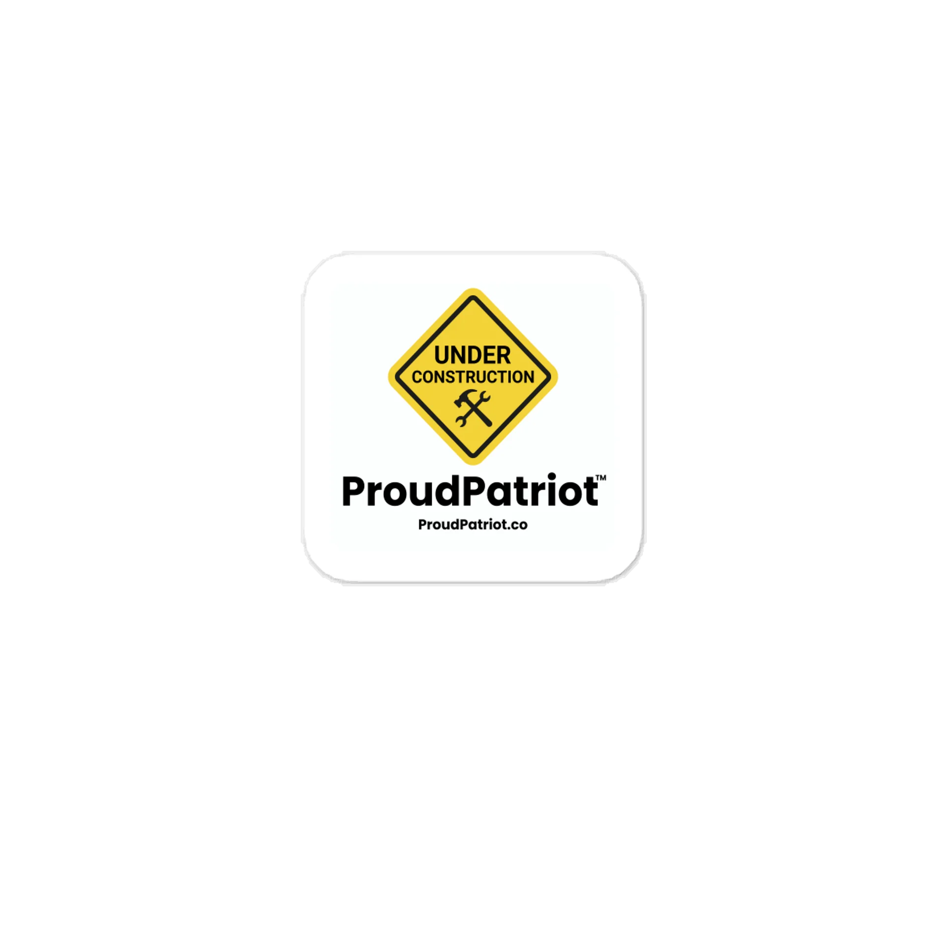 Under Construction Vinyl Sticker product image (1)