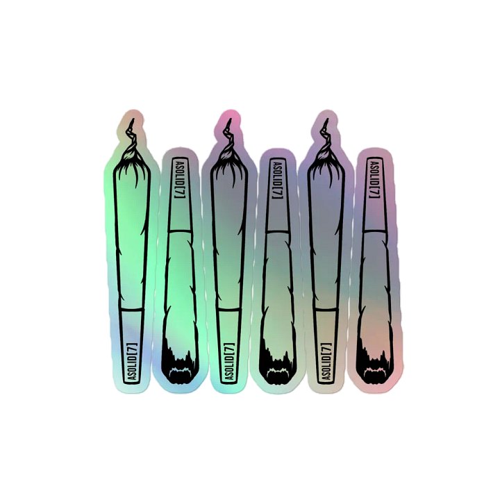 ASolid[7] Holographic Joint Stickers (Lit & Unlit Duo) - Plain product image (2)
