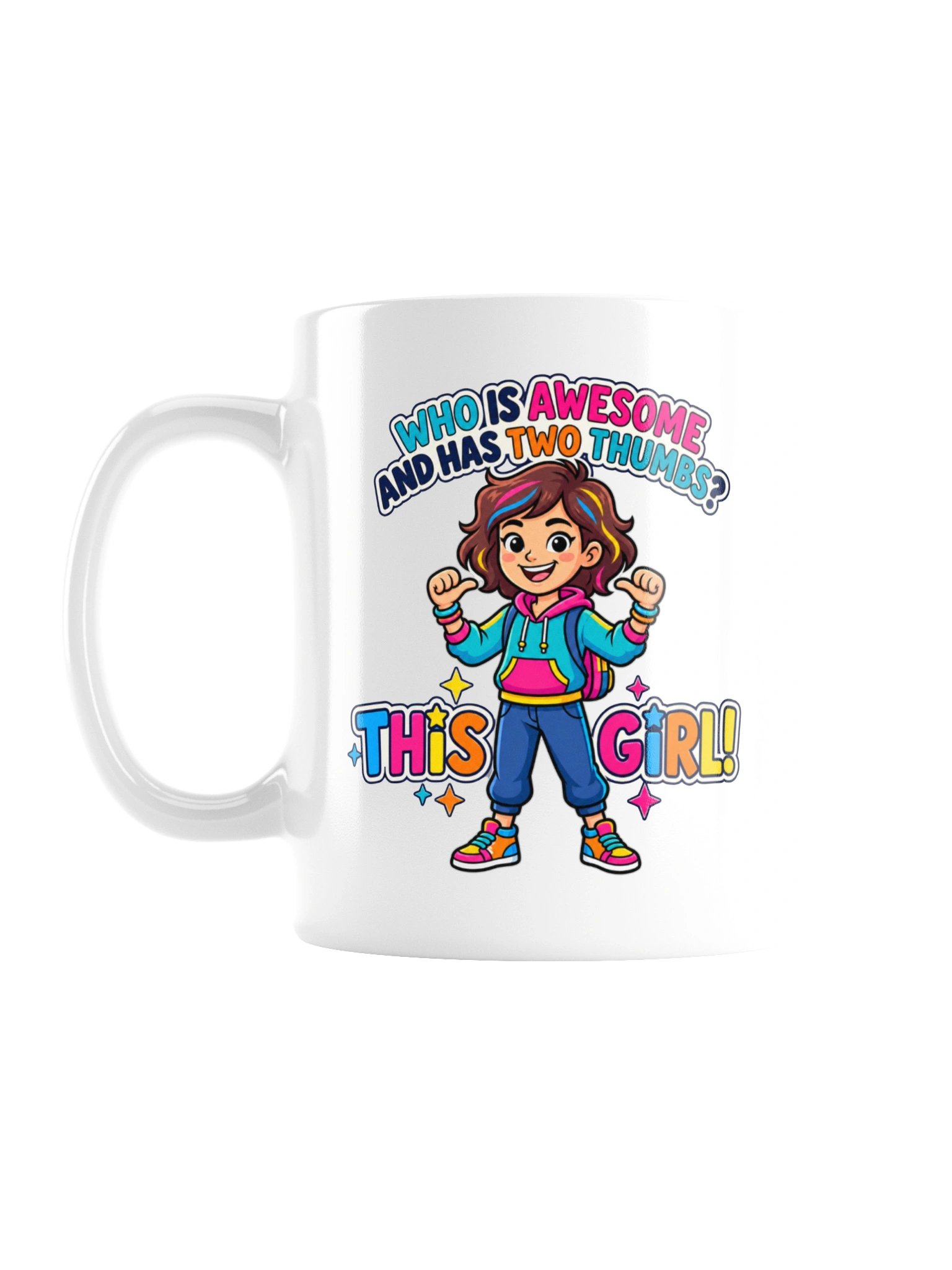 Two Thumbs This Girl - Hoodie Mug product image (3)