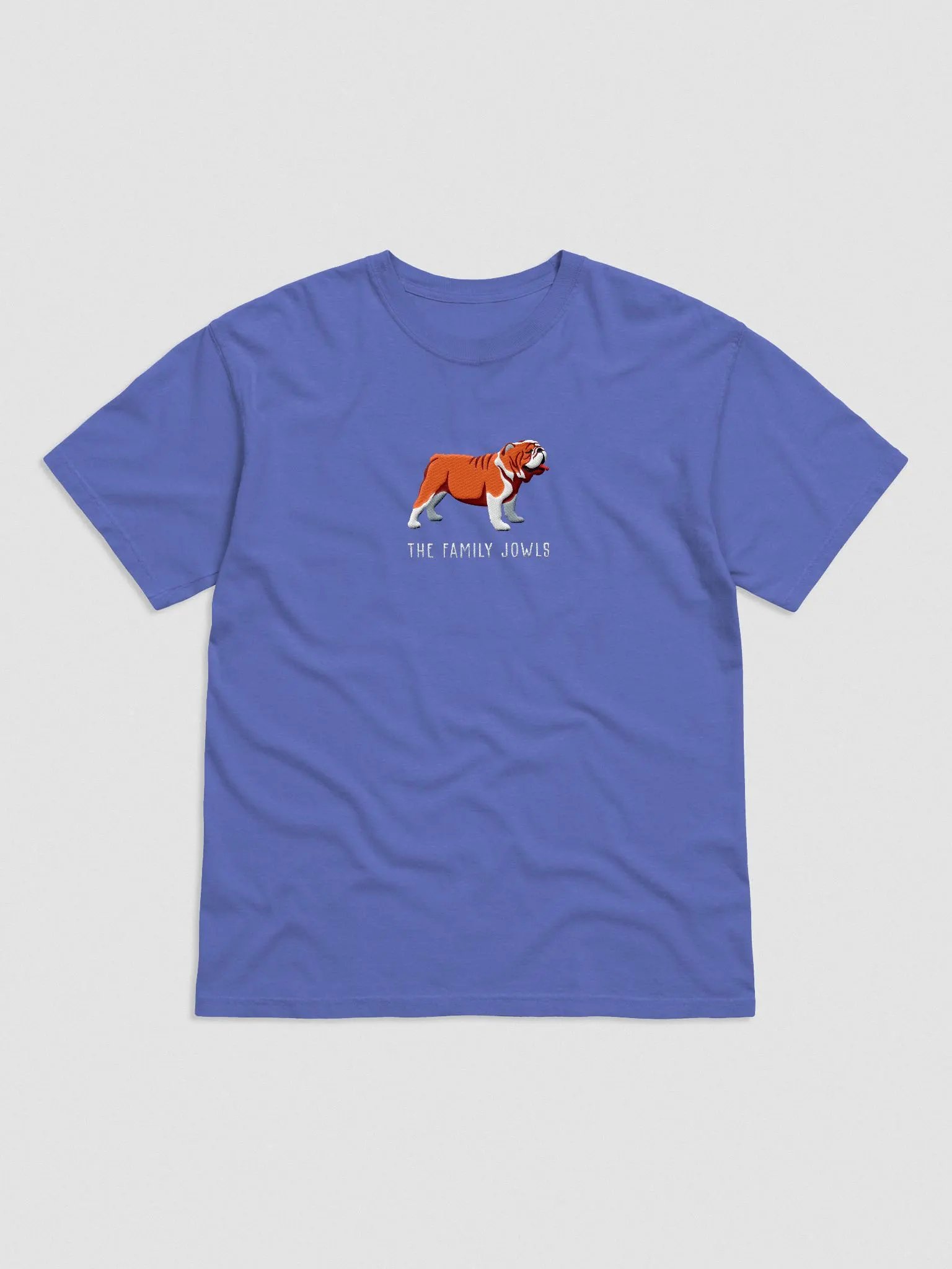 The Family Jowls T-Shirt(Embroidered) of an English Bulldog product image (4)