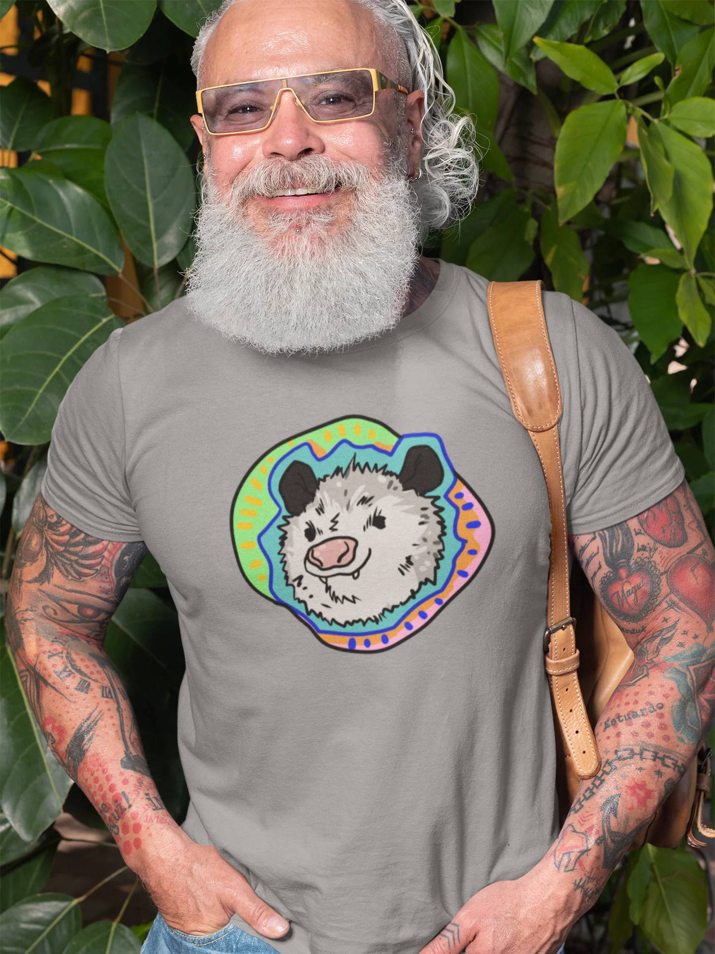 Vaporpossum 100% recycled t-shirt product image (1)