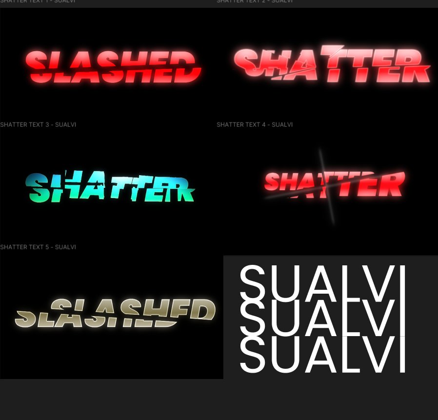 Shatter Text Presets for DaVinci Resolve product image (1)