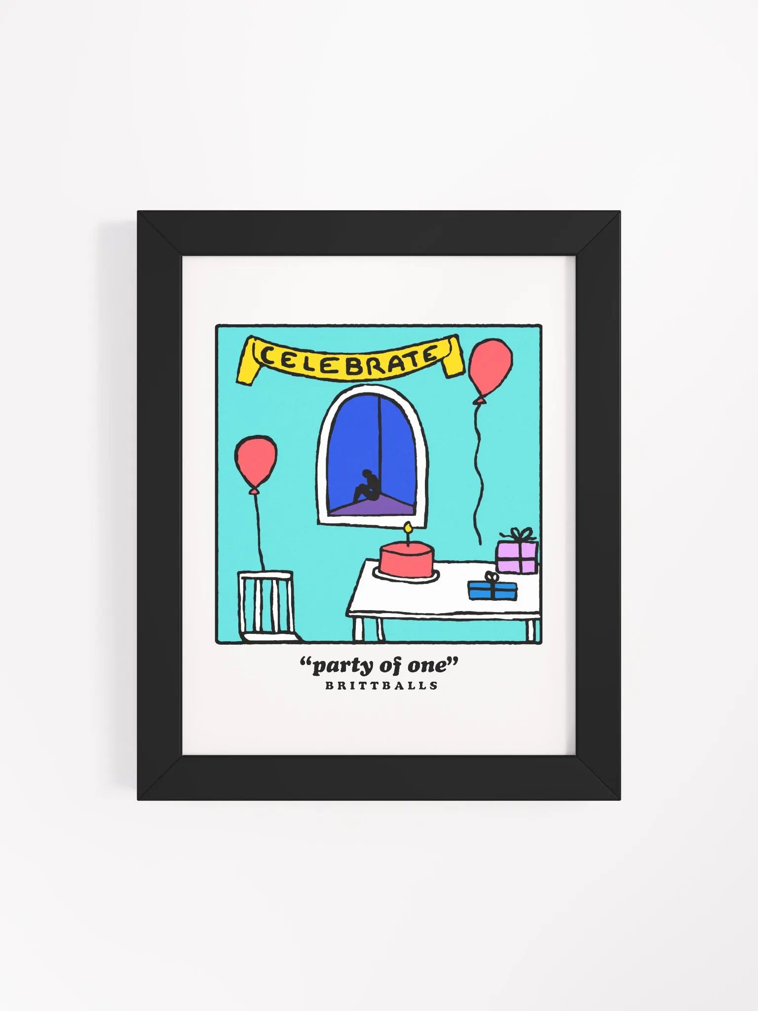 party of one - Framed Poster product image (1)