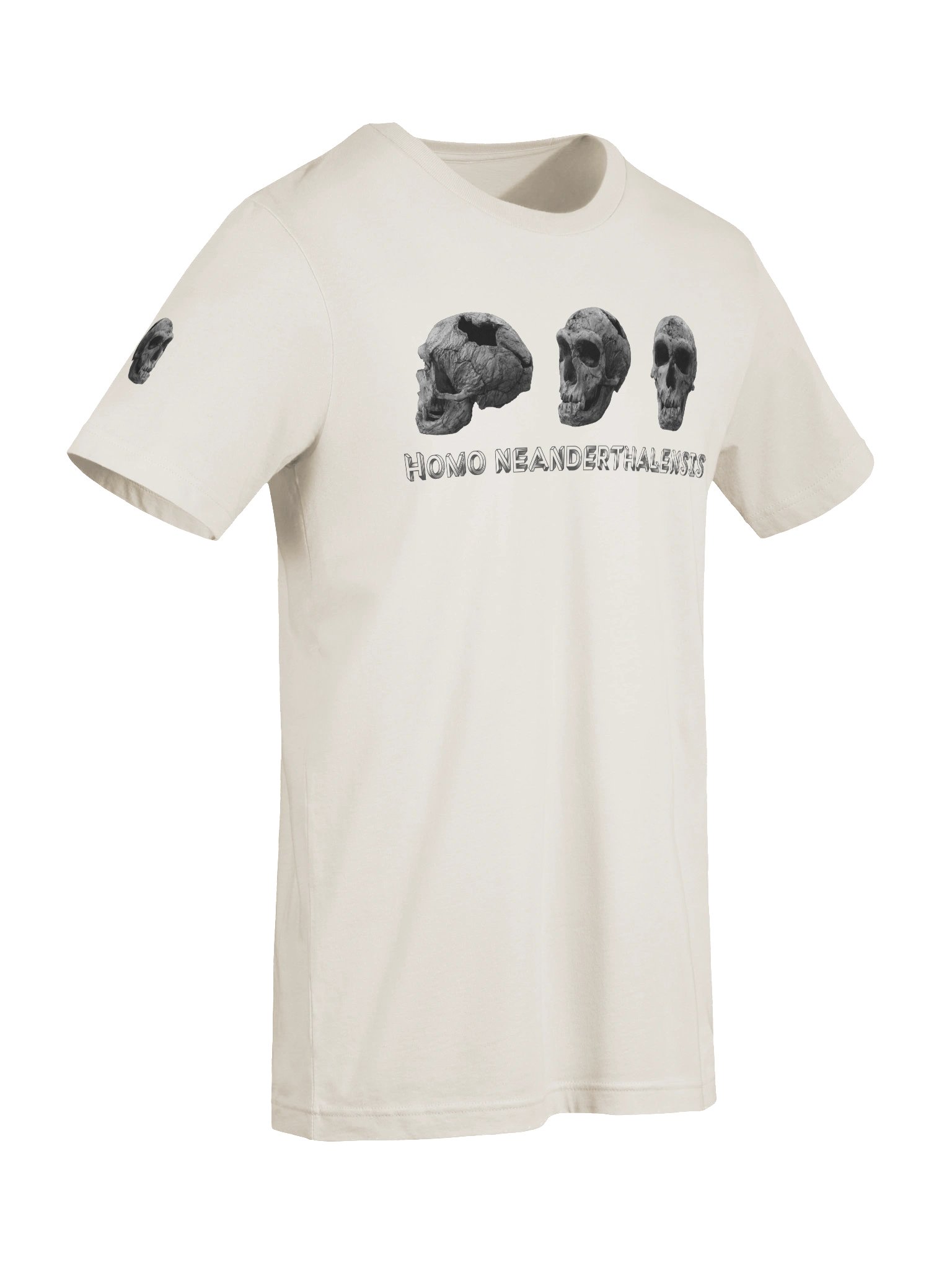 Neanderthal Fossil Skull T-Shirt Light product image (7)
