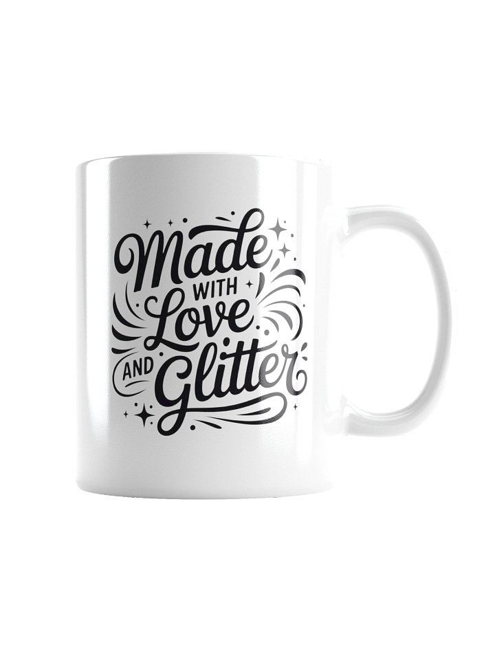 Made with Love and Glitter Mug product image (6)