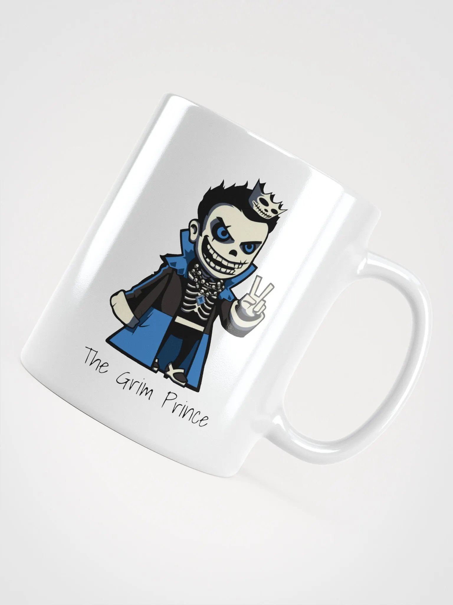Grimmy the Grim Prince - White Ceramic Mug product image (7)