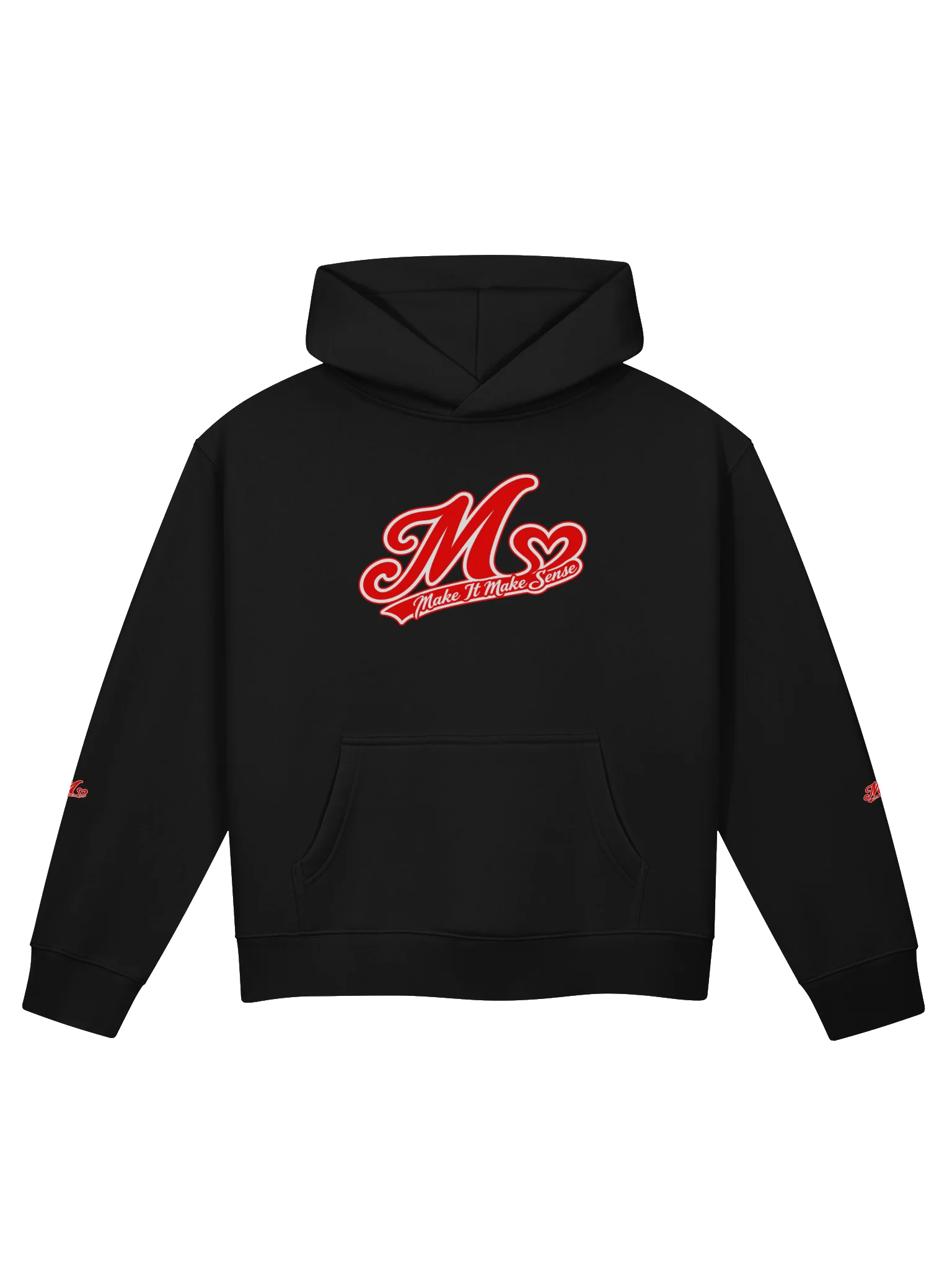 Make It Make Sense Women’s Heart Logo Hoodie product image (2)