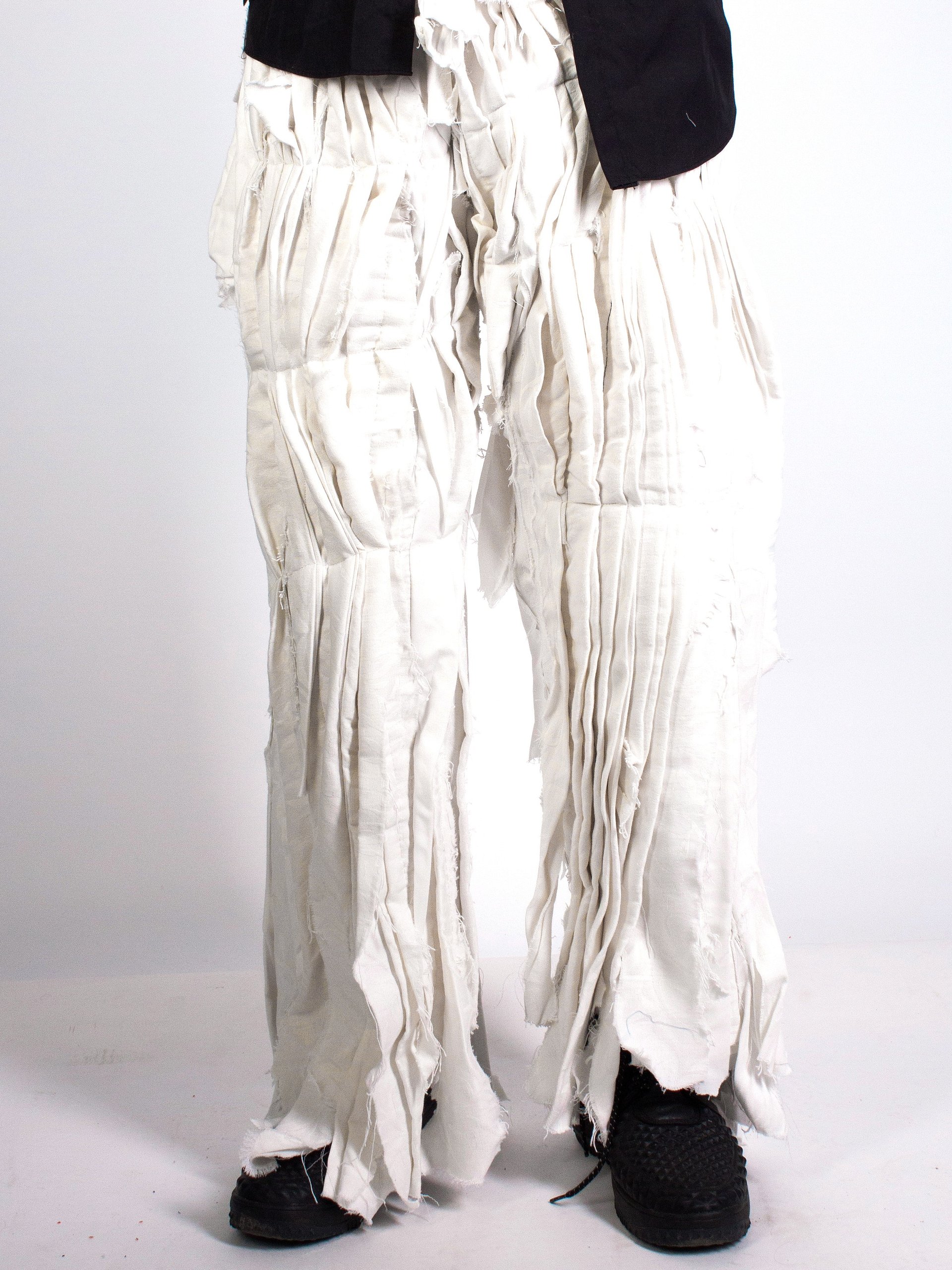 Heavy 'Paper- Pleat' Statement Trousers - Size 32 product image (1)