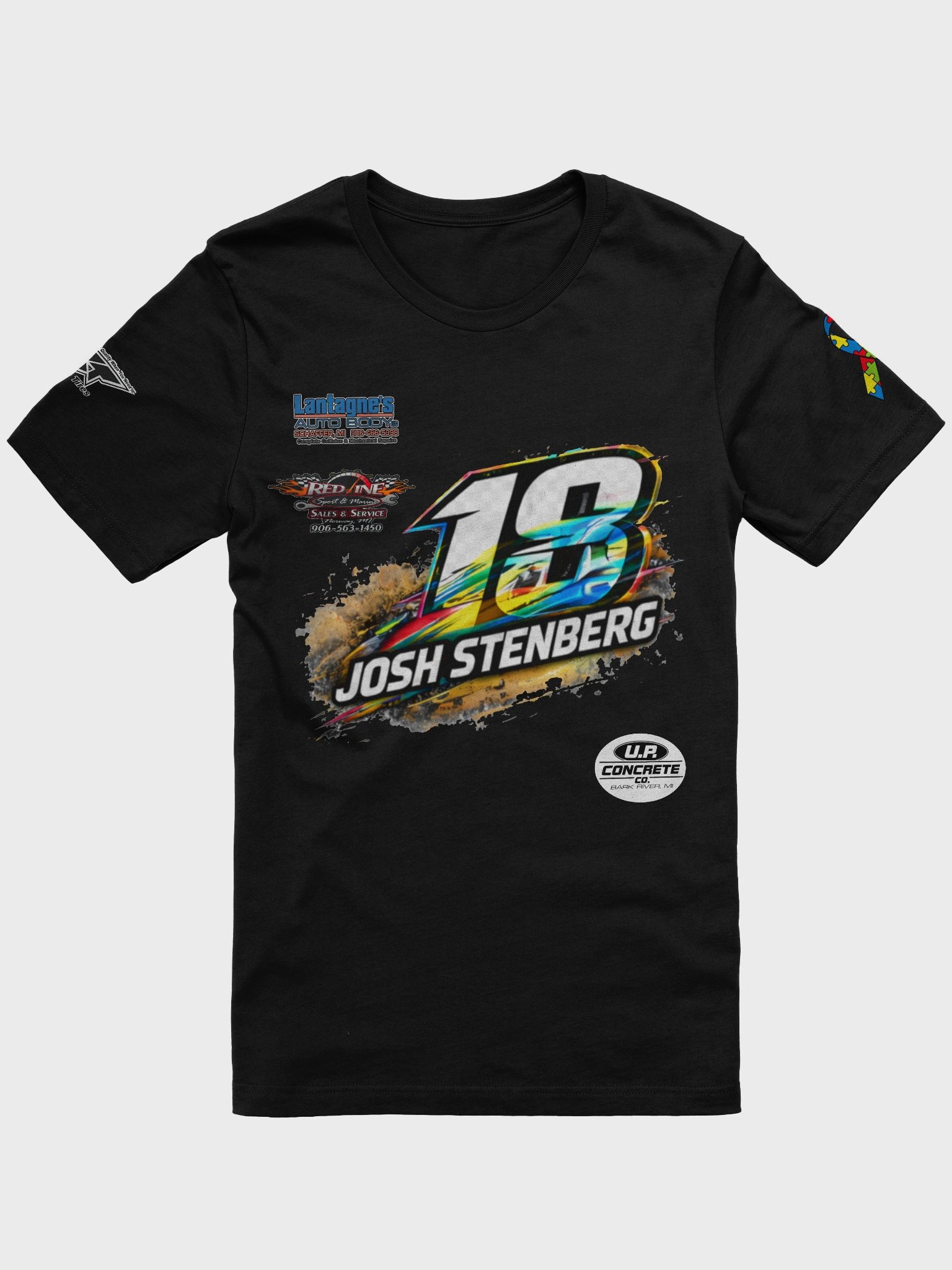 Autism Awarness #18 Racing T-Shirt 2026 product image (1)