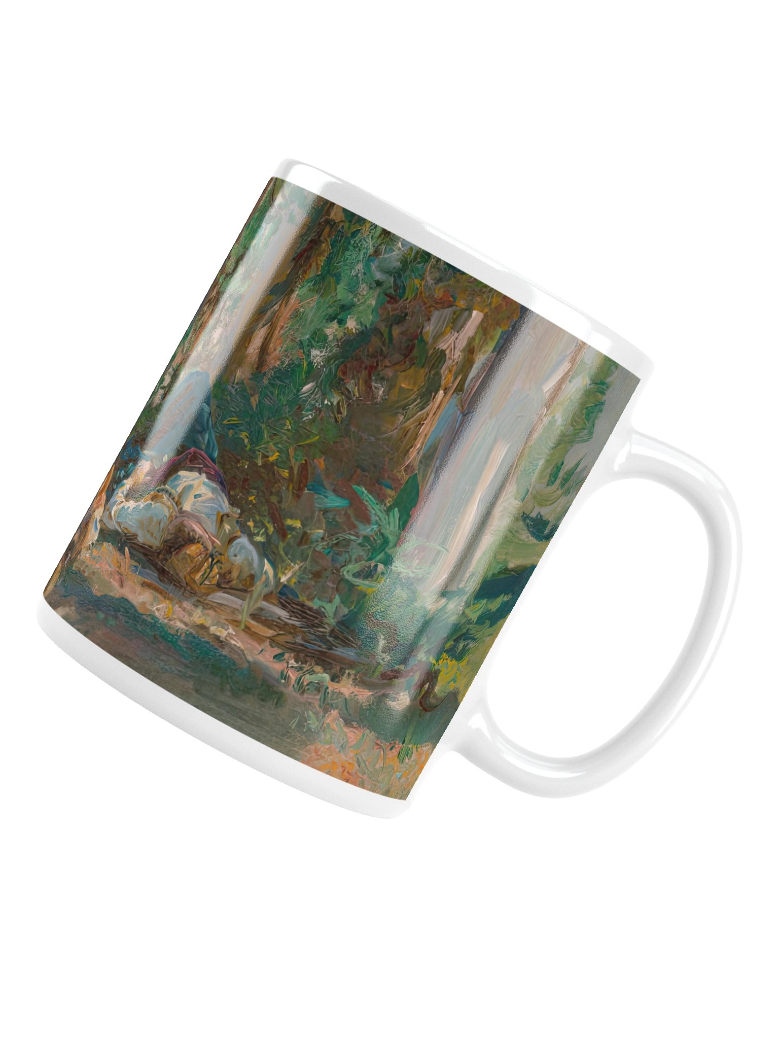 Under the Cypress Trees at Corfu Mug product image (6)