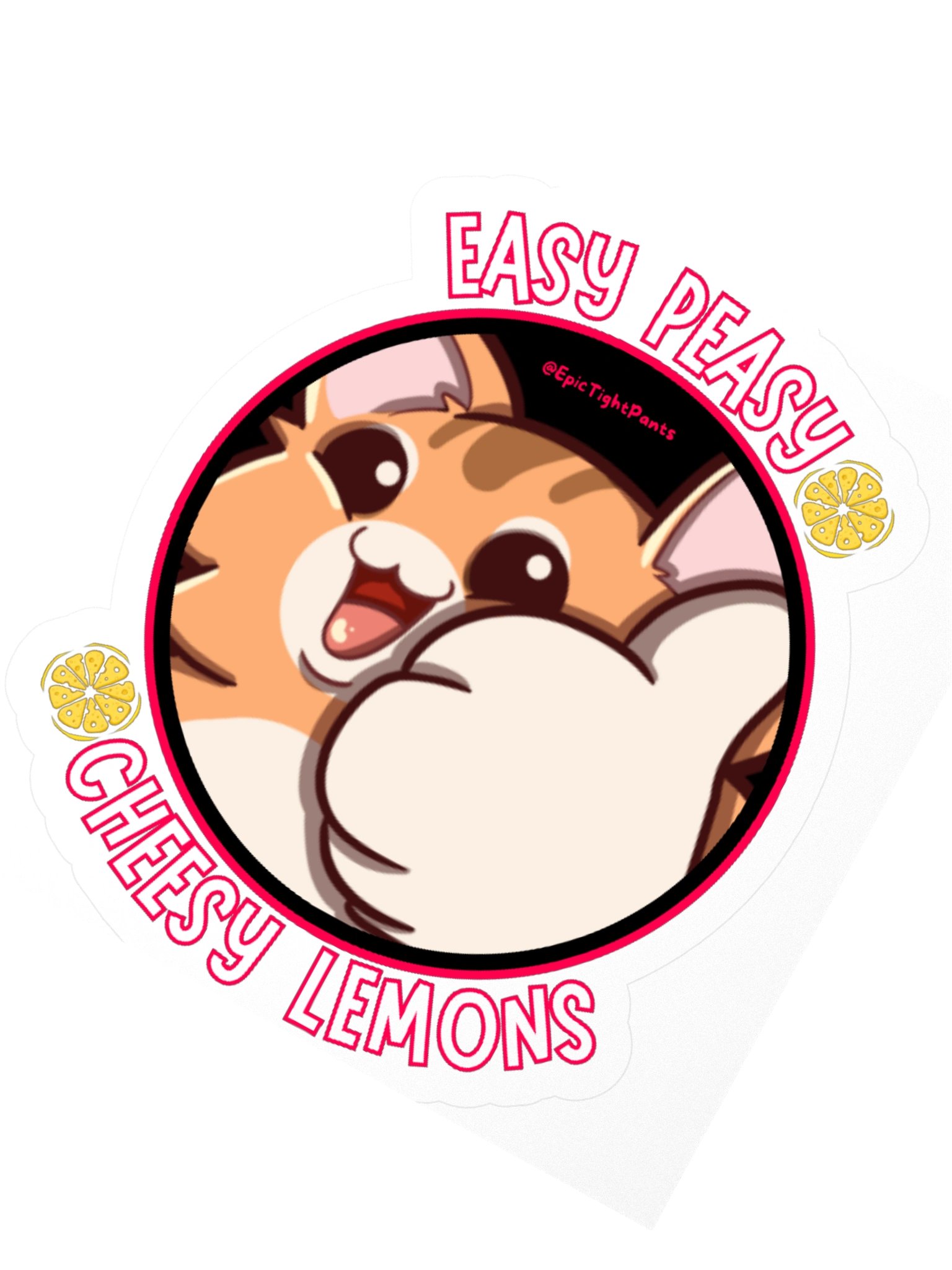 Easy Peasy Cheesy Sticker product image (2)