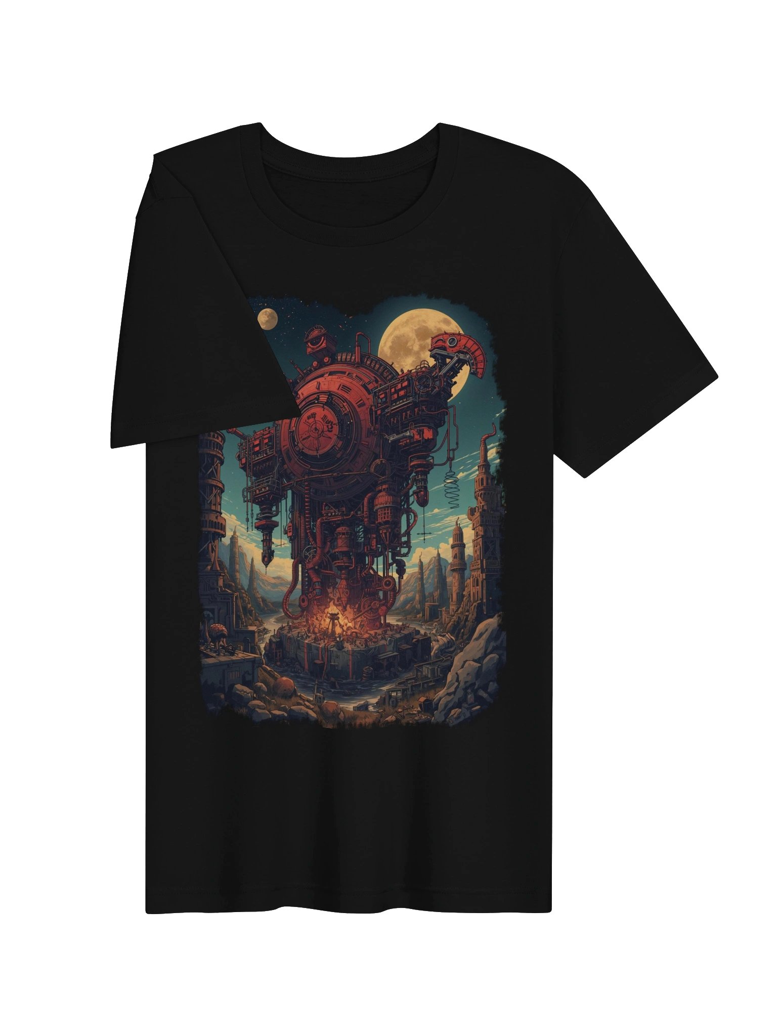 Retro-Futuristic Reactor Lightweight T-Shirt product image (6)