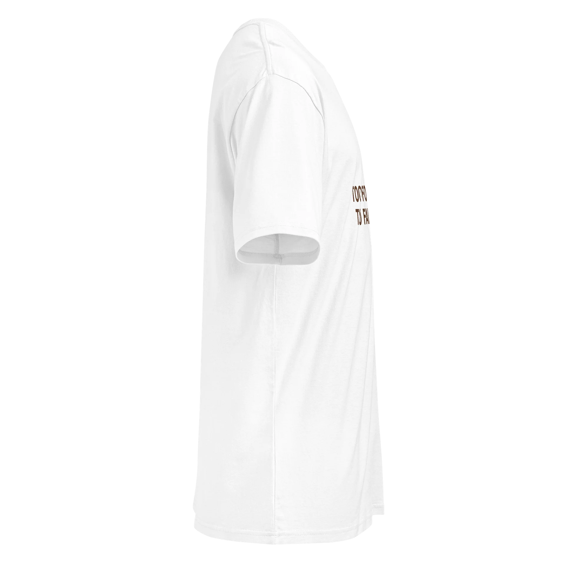 TOO FOCUSED TO FALL OFF — All‑White Tee product image (3)