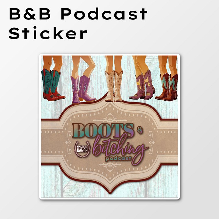 Vinyl Sticker: B&B Podcast product image (1)