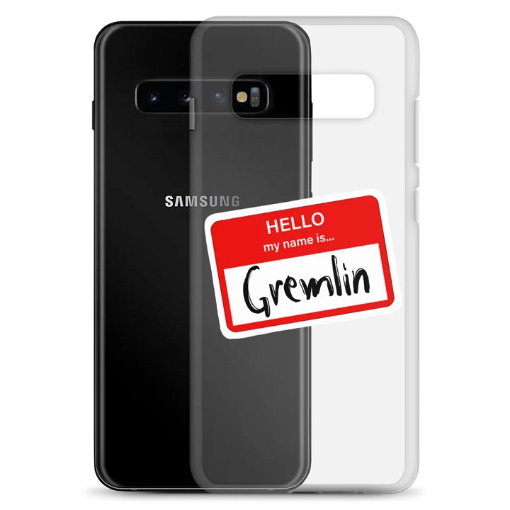 Clear Hello, my name is... Samsung Phone Case product image (2)