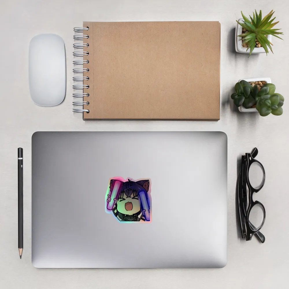 Rave Knight Holographic Sticker product image (11)