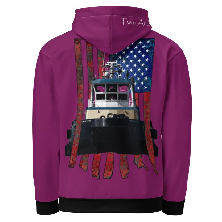 AF - Tug Pacific Titan (Eggplant) – Performance Marine Wear | Twin Anchor Apparel North Current Line product image (1)