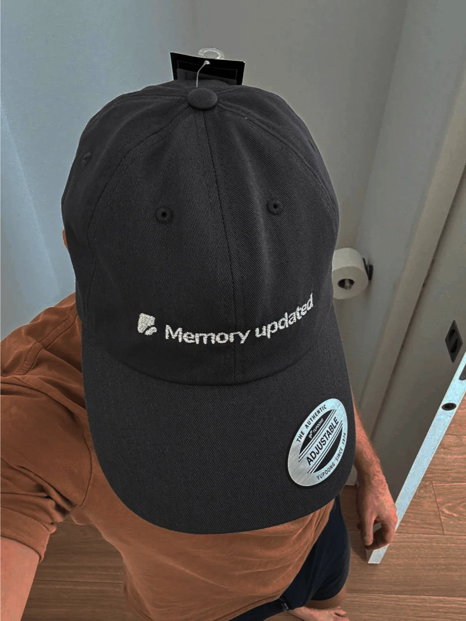 gpt memory updated hat (black) - 100% cotton (by @laurentdelrey) product image (4)