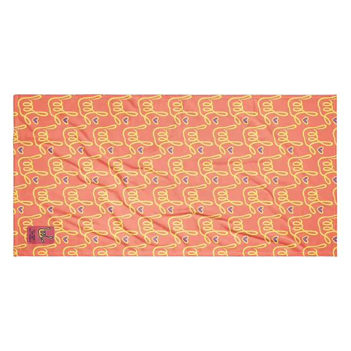 Forever ILY Coral Beach Towel product image (2)