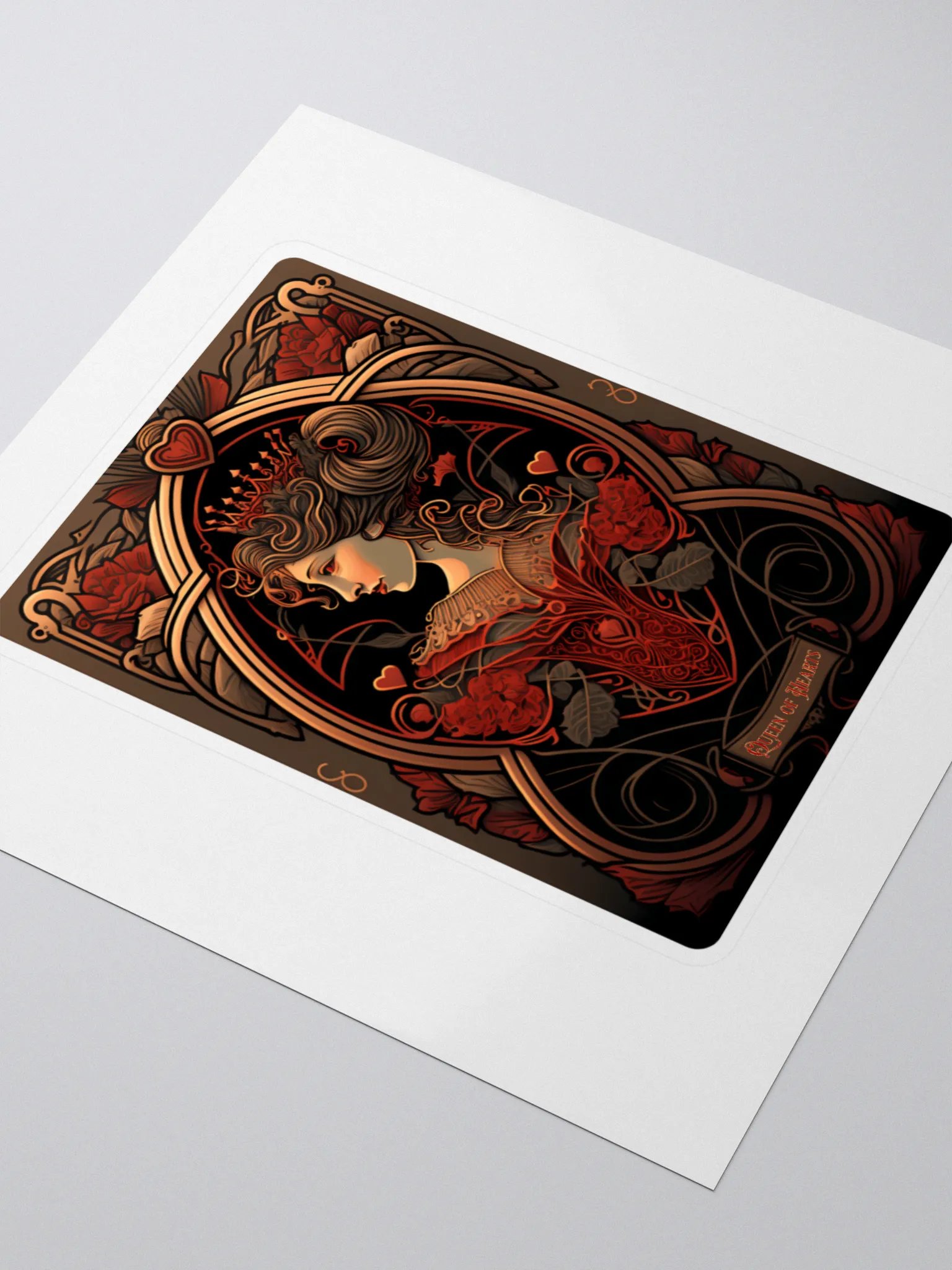 Regal Queen of Hearts Sticker product image (3)