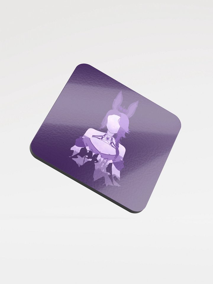 Silhouette of a Boba Bunny Coaster product image (1)