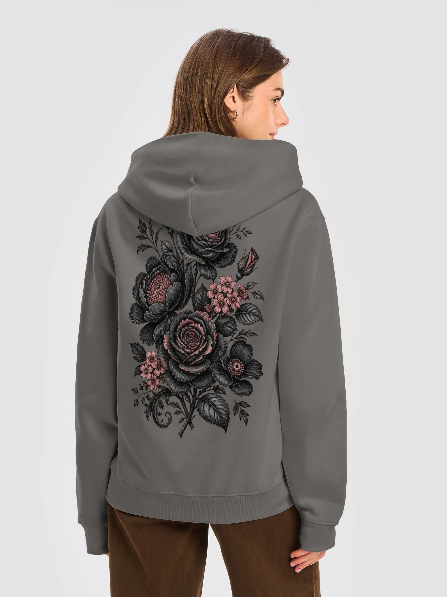 Midnight Rose Floral Hoodie product image (7)