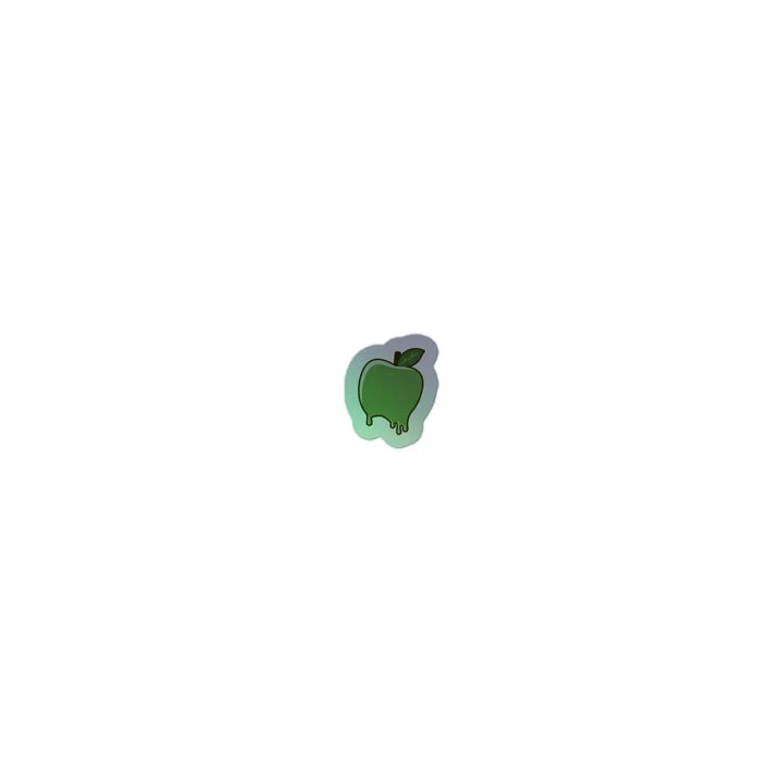 Melting Apple Holographic Sticker Sheet product image (1)