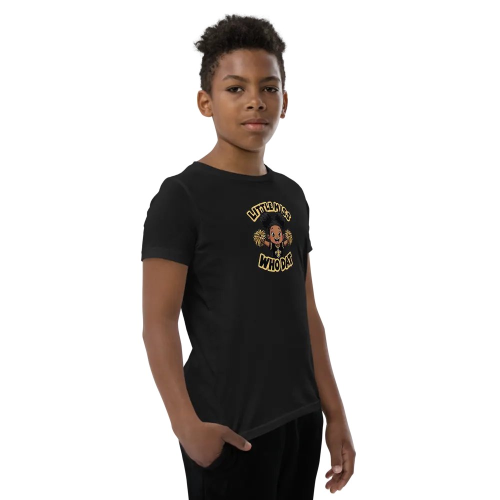 Cheerful Who Dat Youth T-Shirt product image (39)