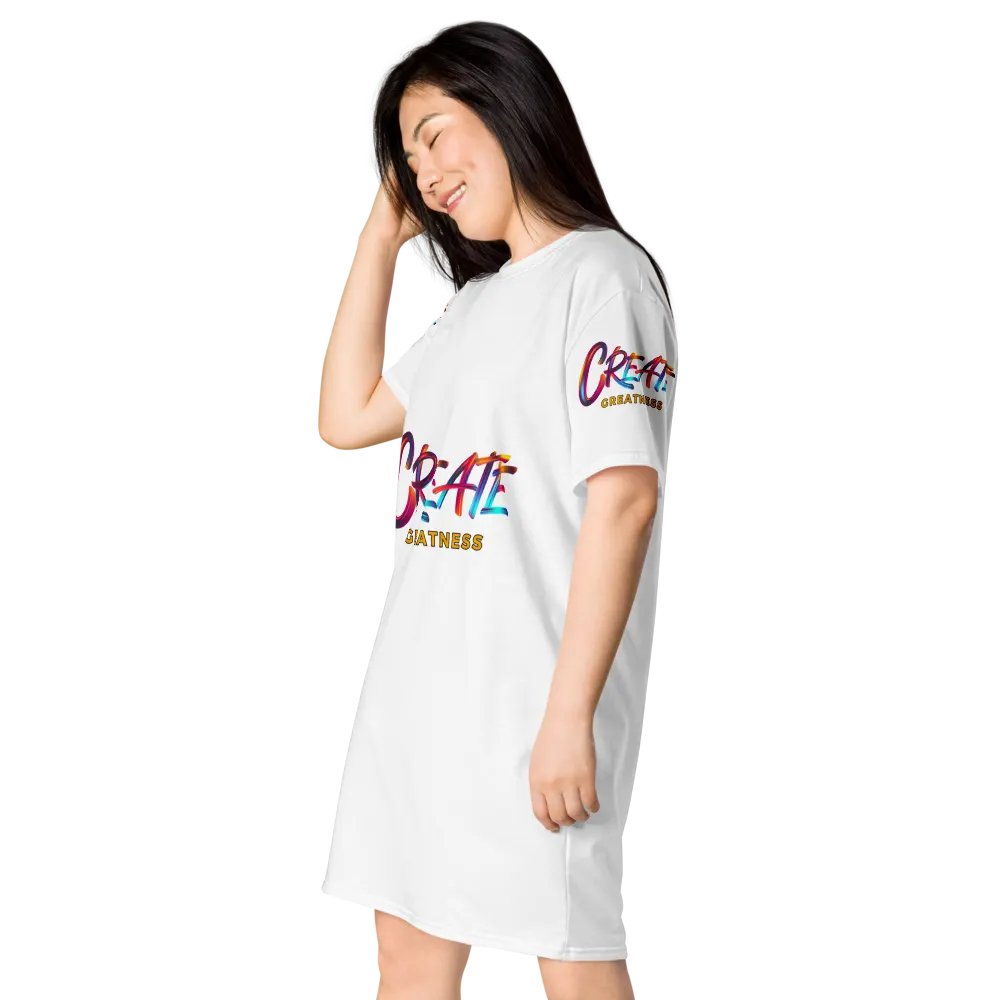 Create Greatness All-Over T-Shirt Dress product image (2)