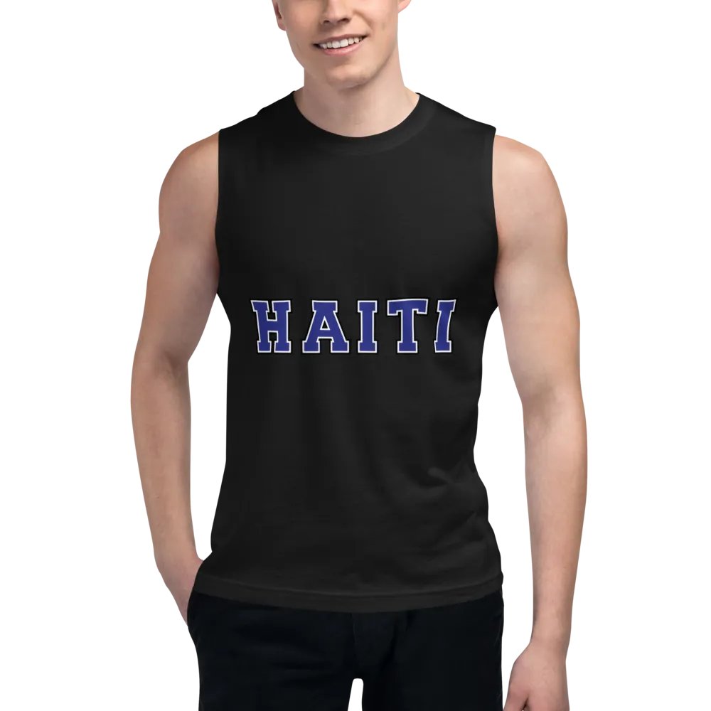 Haiti Varsity Muscle Tank product image (5)