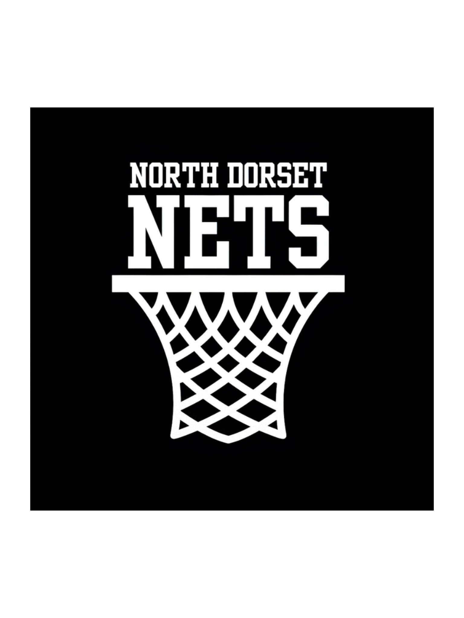 North Dorset Nets Basketball Logo Sticker product image (2)