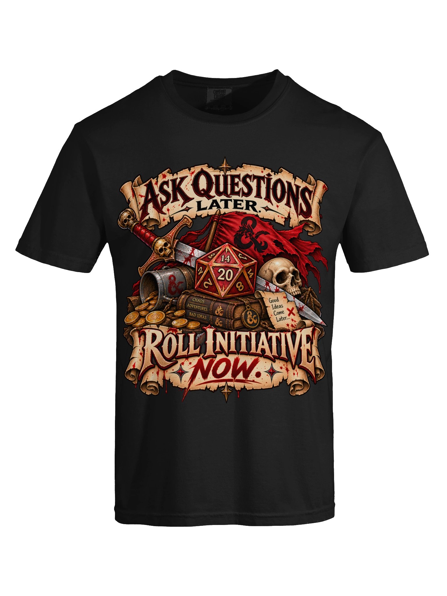 Ask Questions Later RPG T-Shirt product image (9)