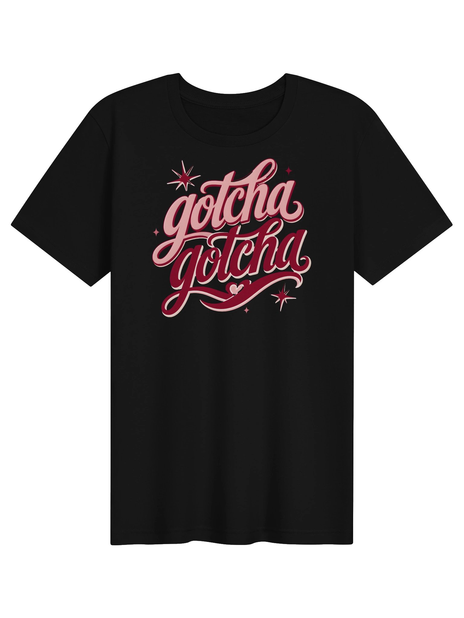 Gotcha Gotcha Retro Graphic T-Shirt | Groovy Statement Tee product image (6)